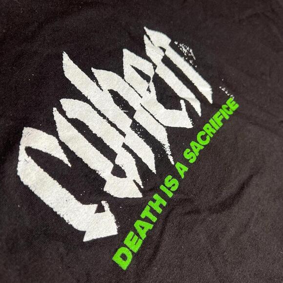 Cohen Death Is A Sacrifice Band T-Shirt Involuntary Arbitrary Graphic Black XL - Picture 6 of 6